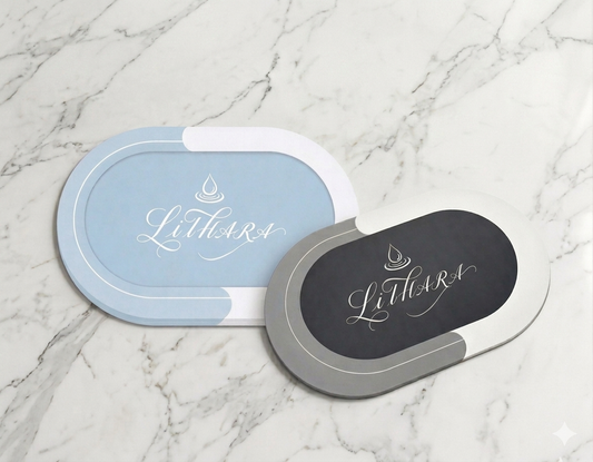 Tapis de douche Lithara / Ultra-absorbant & Antidérapant