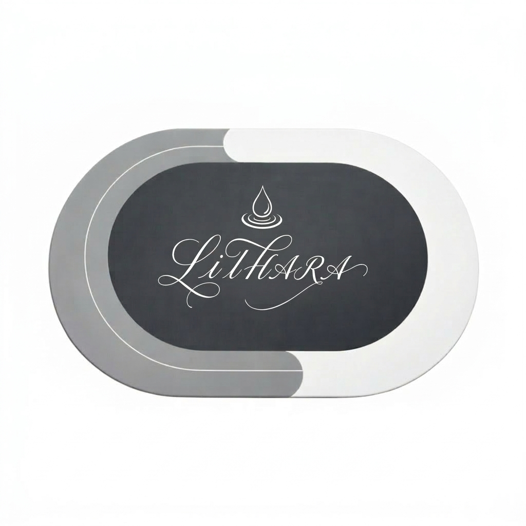 Tapis de douche Lithara / Ultra-absorbant & Antidérapant