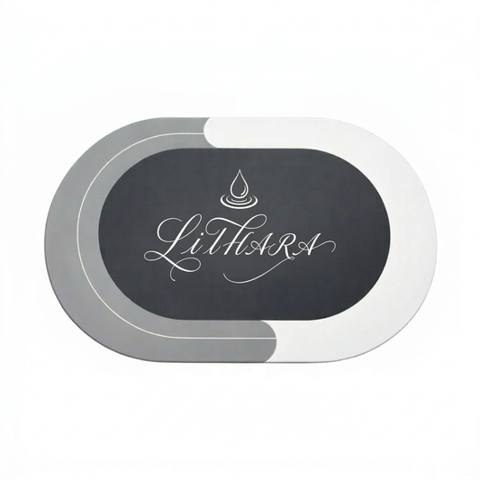 Tapis de douche Lithara / Ultra-absorbant & Antidérapant
